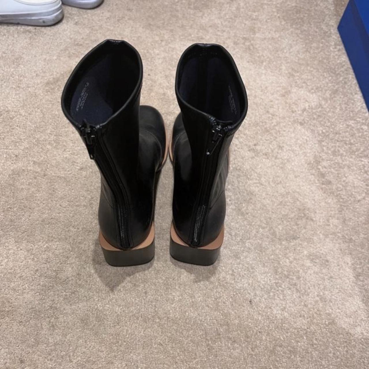 Charles & Keith Women's Black Boots | Depop