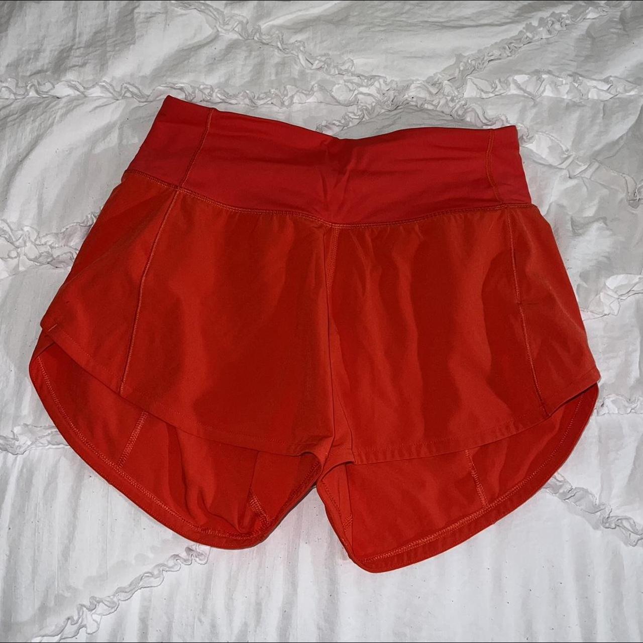 Lululemon Women's Red Shorts | Depop