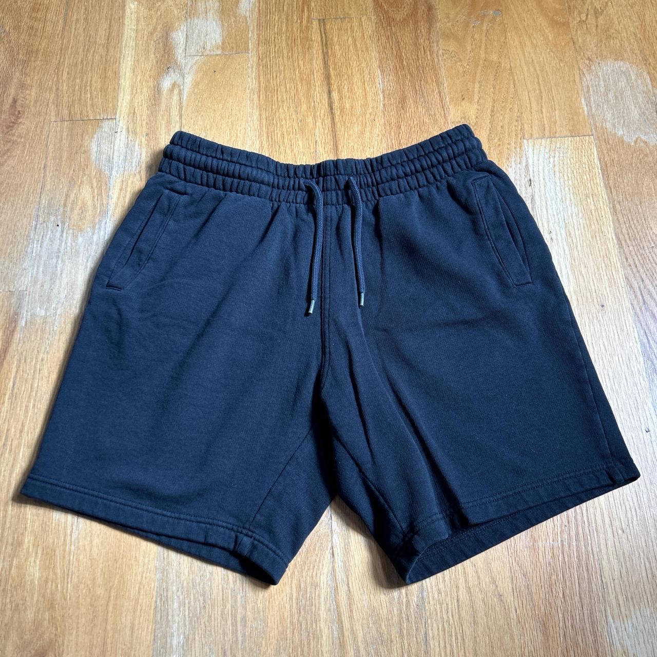 H&M Sweat Shorts Black Color Size M Good... - Depop