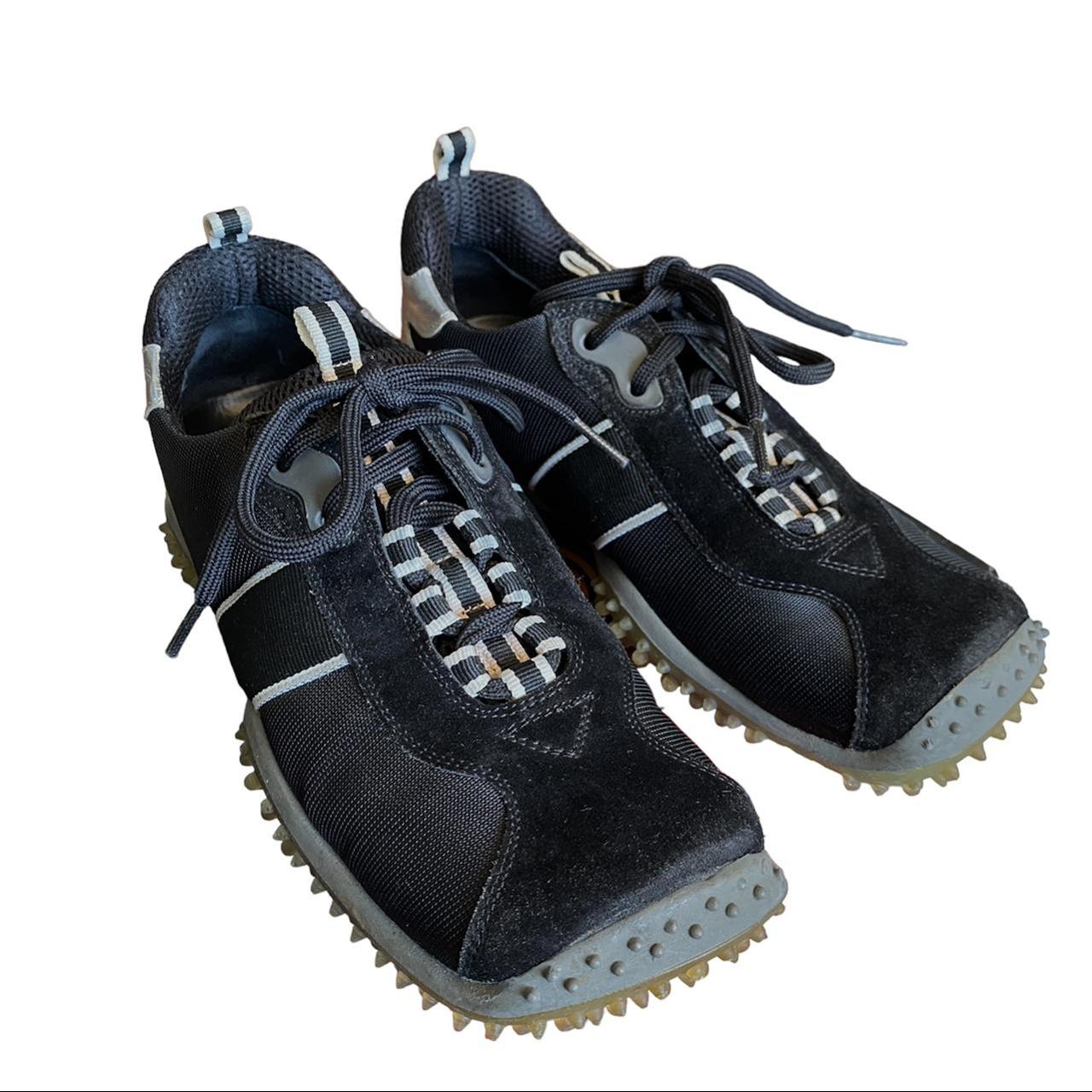 Miu Miu Women's Black and Silver Trainers (2)