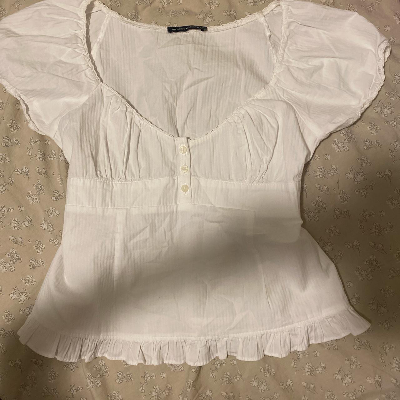 Brandy Melville Blair Cotton Top! Never worn, I was... - Depop