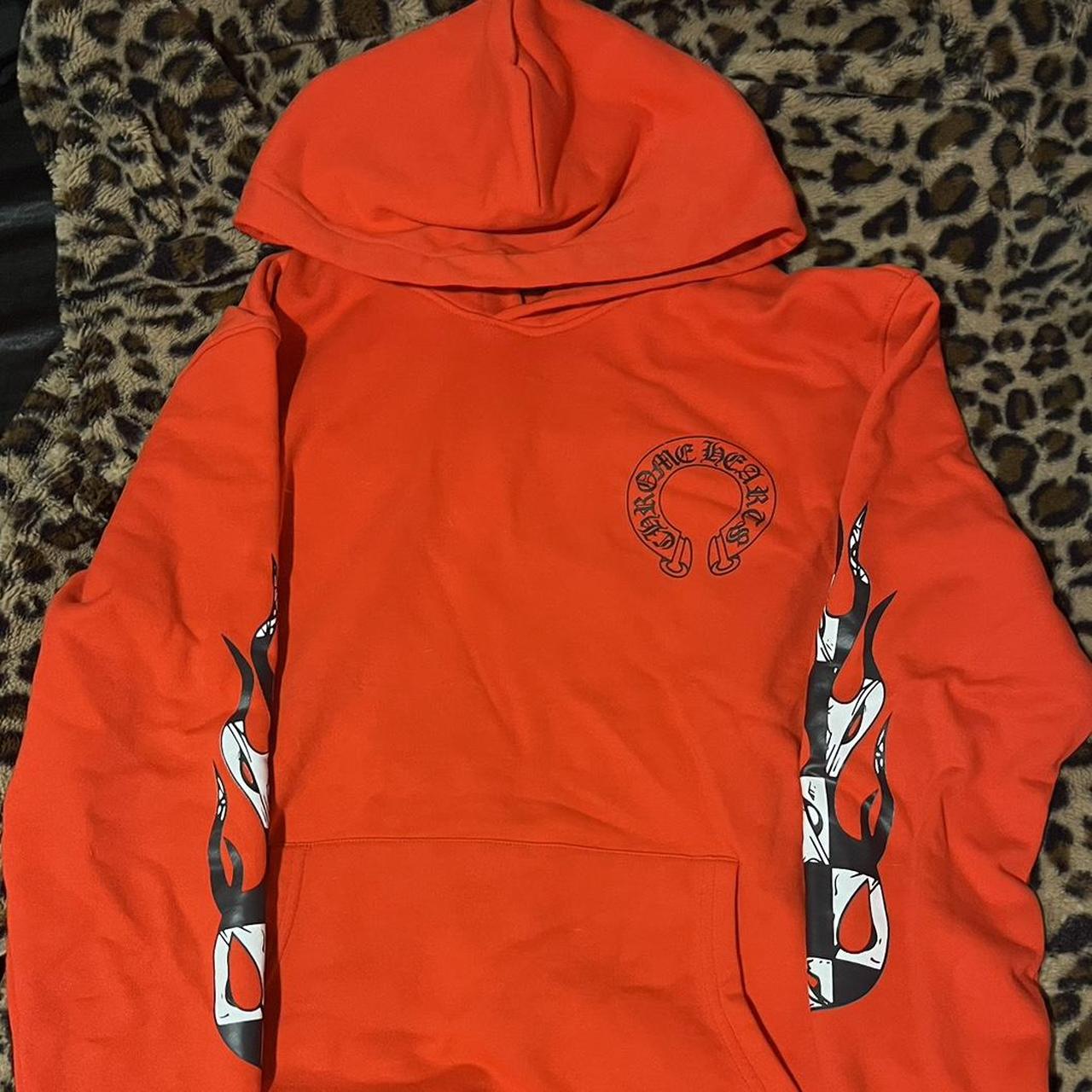 Chrome hearts X Matty Boy Red Hoodie size M barely... - Depop