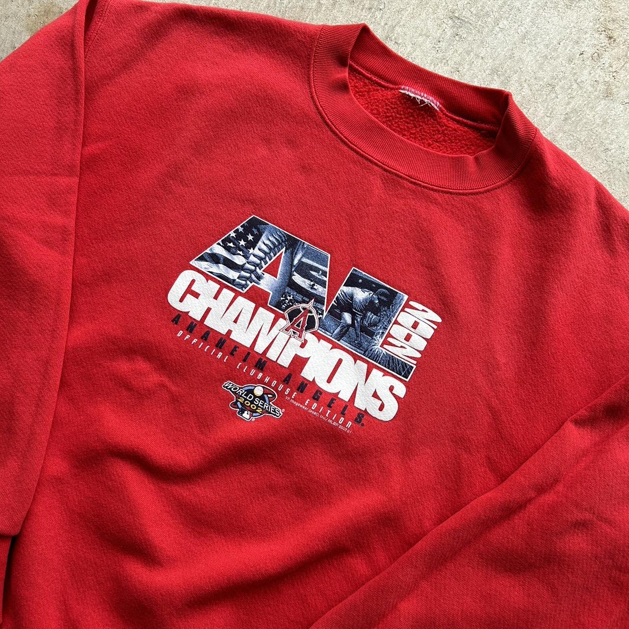 Vintage 2002 Anaheim Angels World Series Champions - Depop