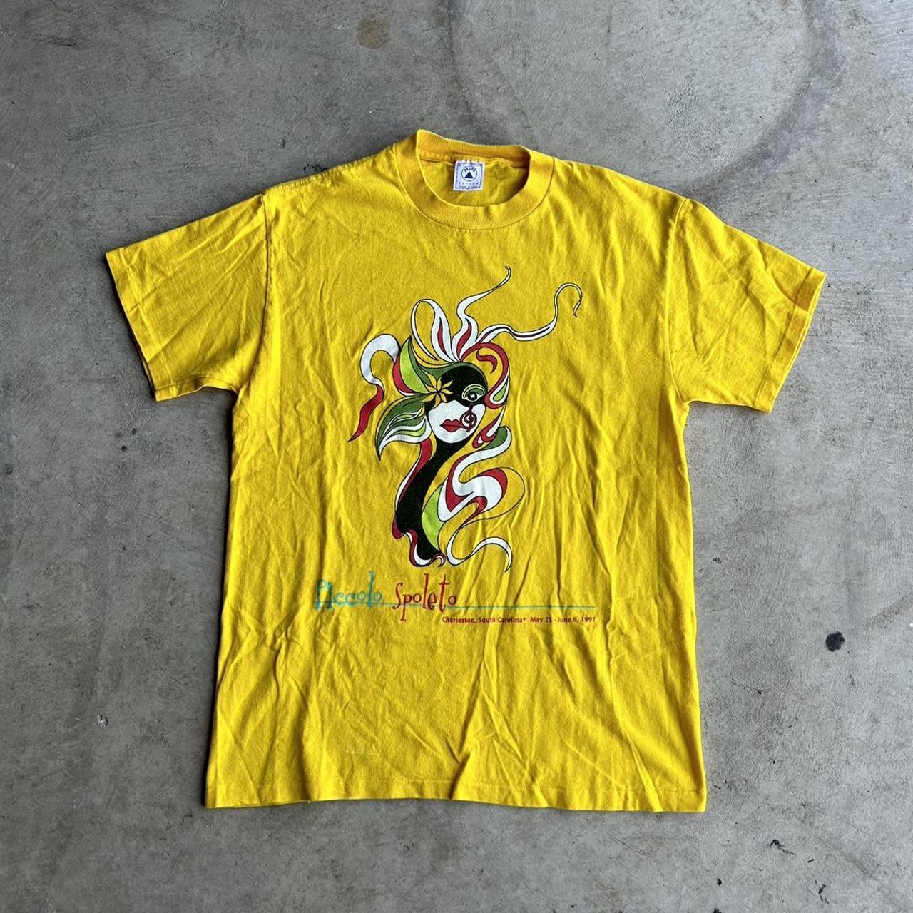 Vintage 90s piccolo spoleto festival tee. Charleston... Depop