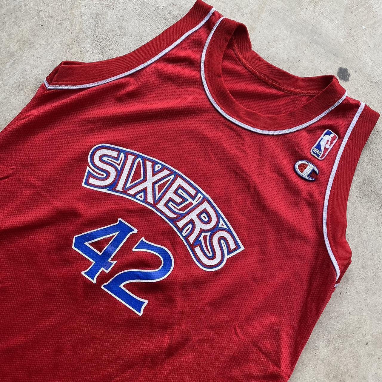 Vintage Champion Brand Philadelphia 76ers Jerry Stackhouse Jersey