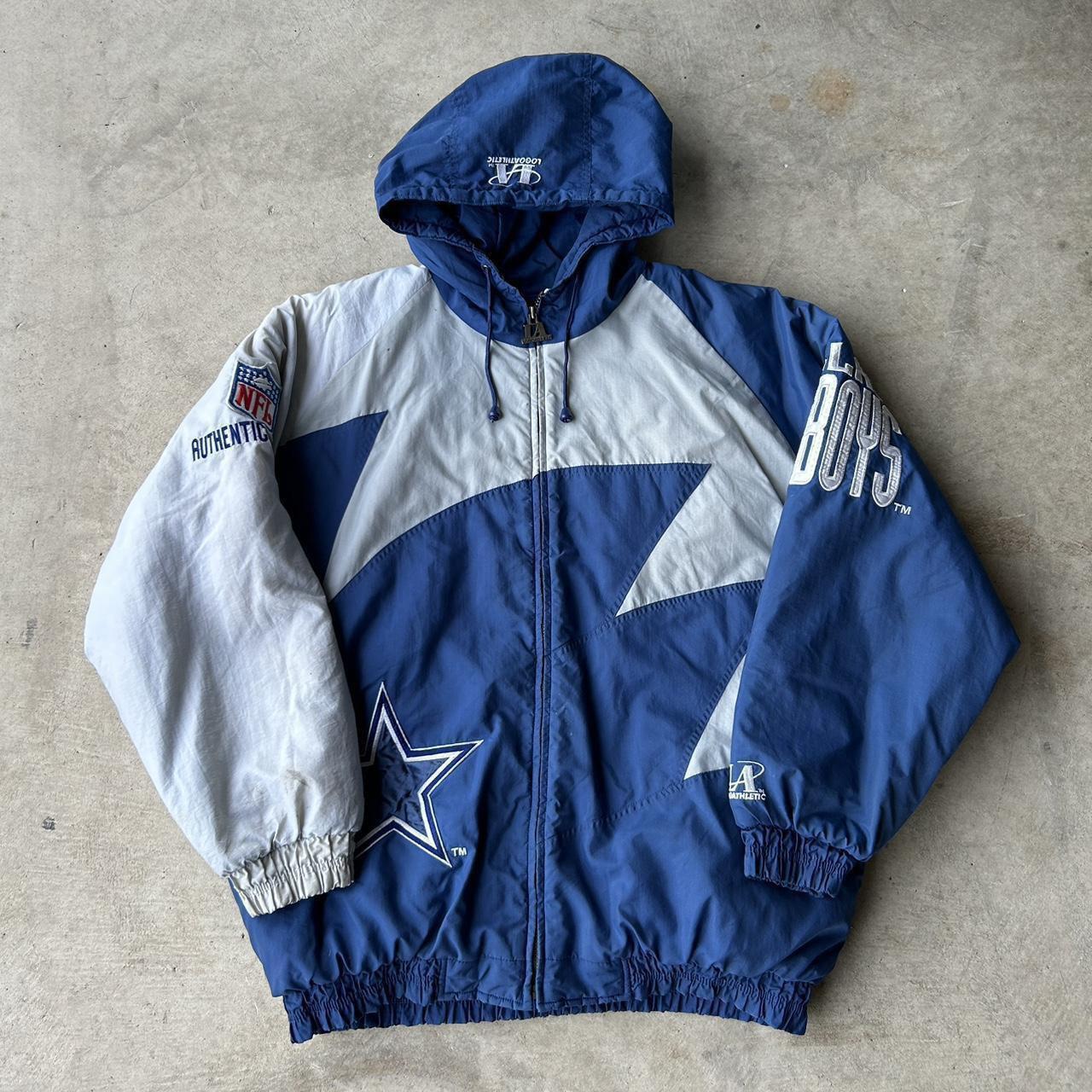 Vintage 90s Dallas Cowboys logo athletic jacket.... - Depop