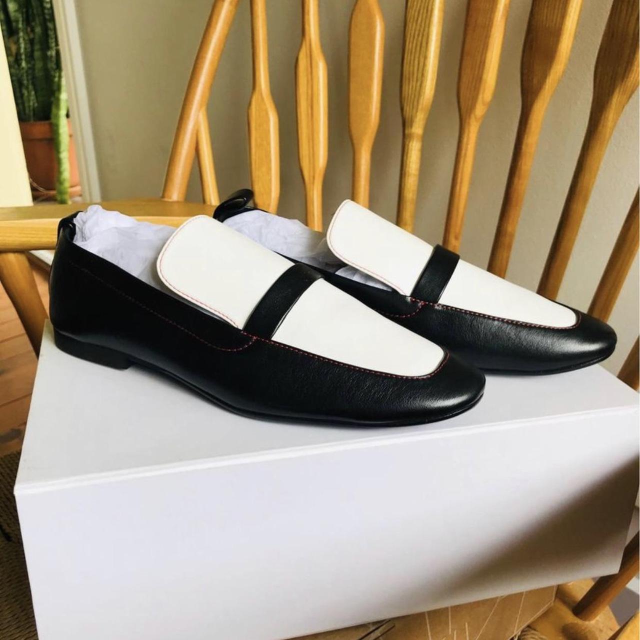 Free Shipping Two Tone Loafers Slides Mules Depop