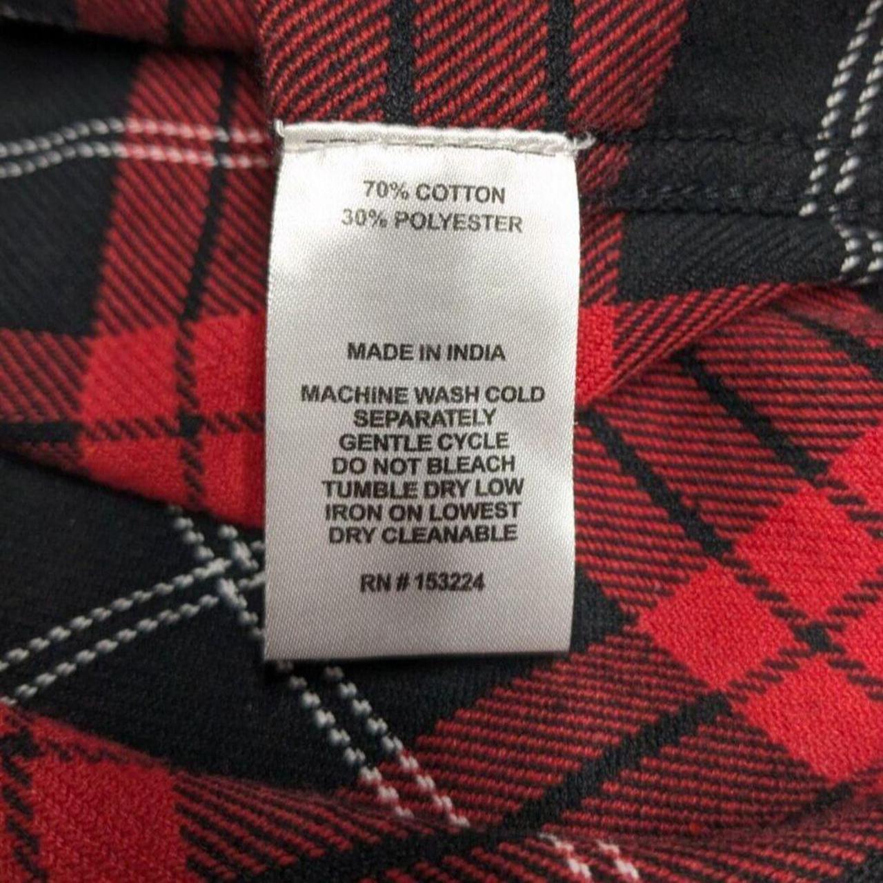 Source Unknown Men's Top - Red/Black - M – Rainfo… - image 7