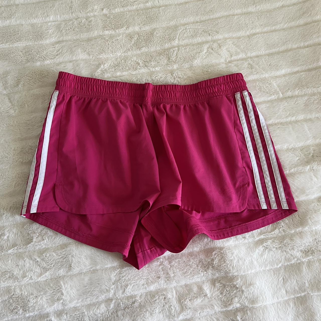 Pink Adida’s shorts💗 Perfect for summer! Size... - Depop