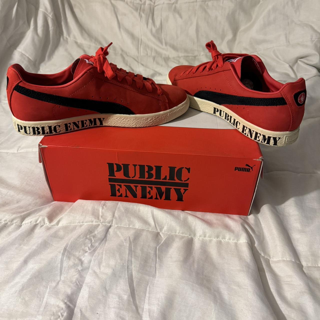 PUMA CLYDE x PUBLIC ENEMY FEAR OF A BLACK PLANET. Depop