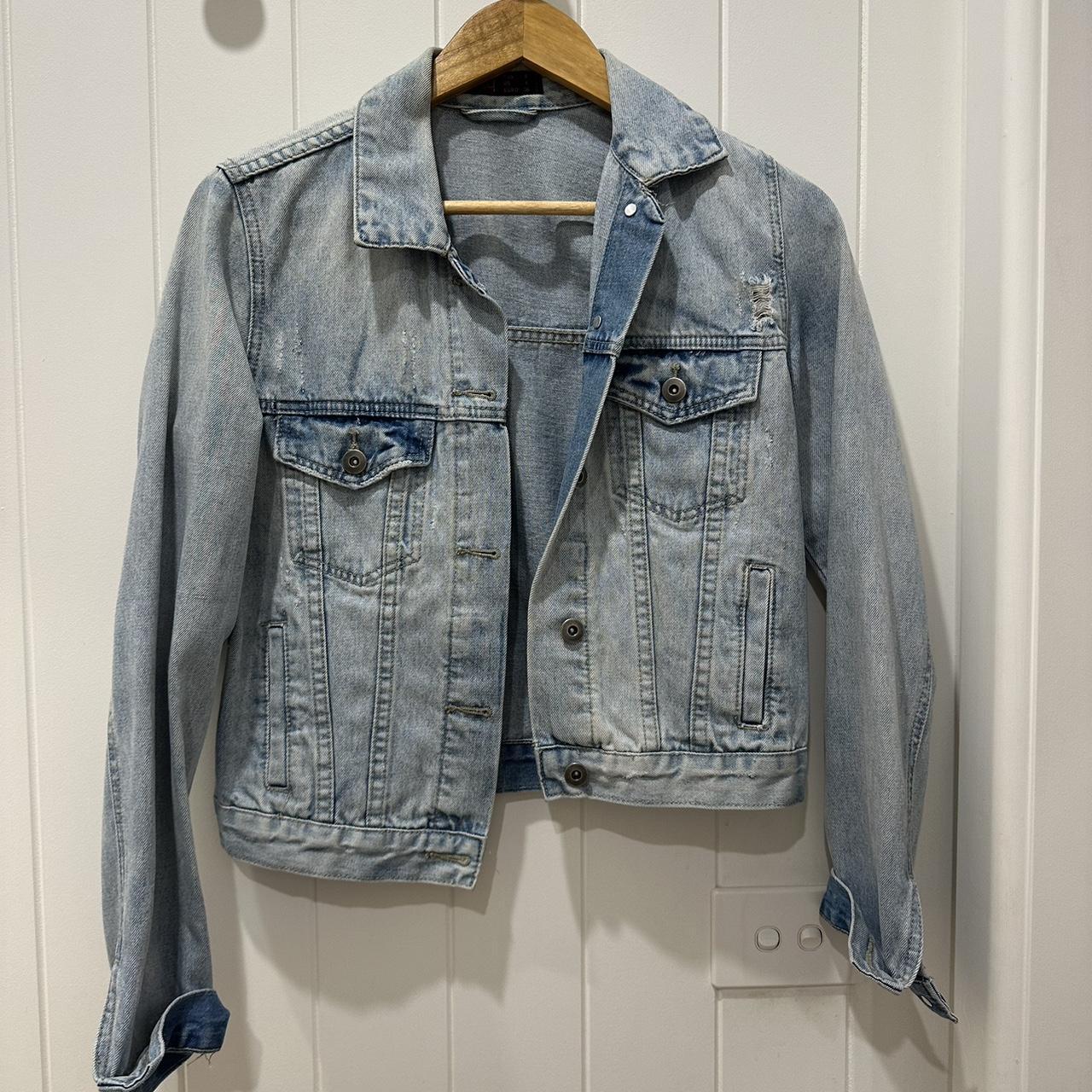 Ally fashion light blue denim jacket Size 8... - Depop