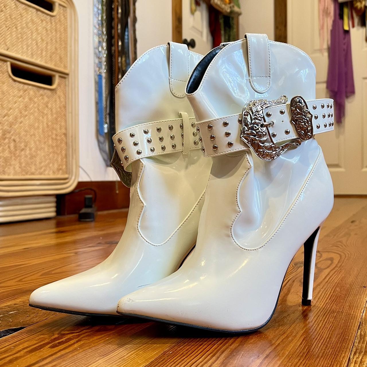 High heel shop cowboy booties