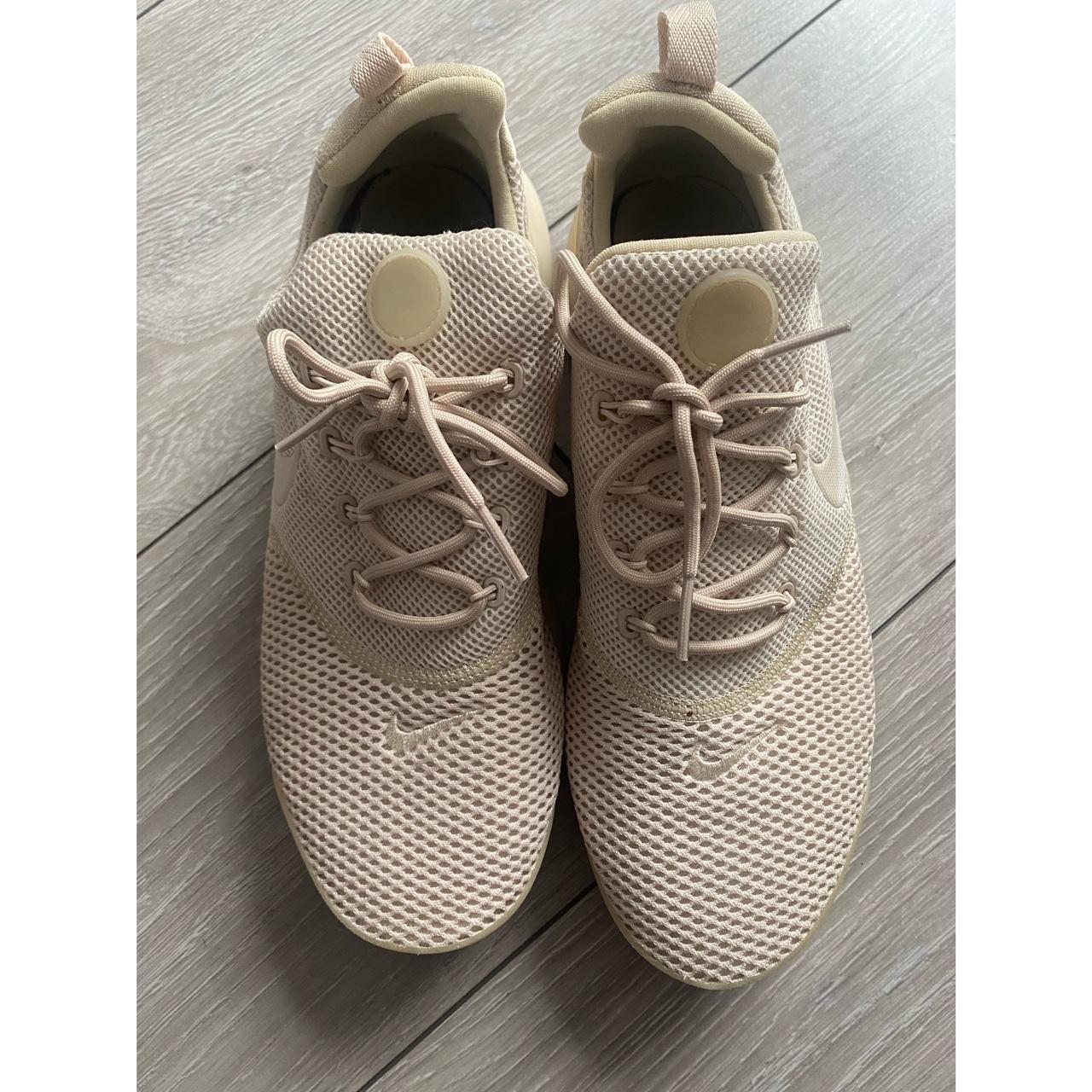 Nike presto fly trainers oatmeal colour in very good... - Depop