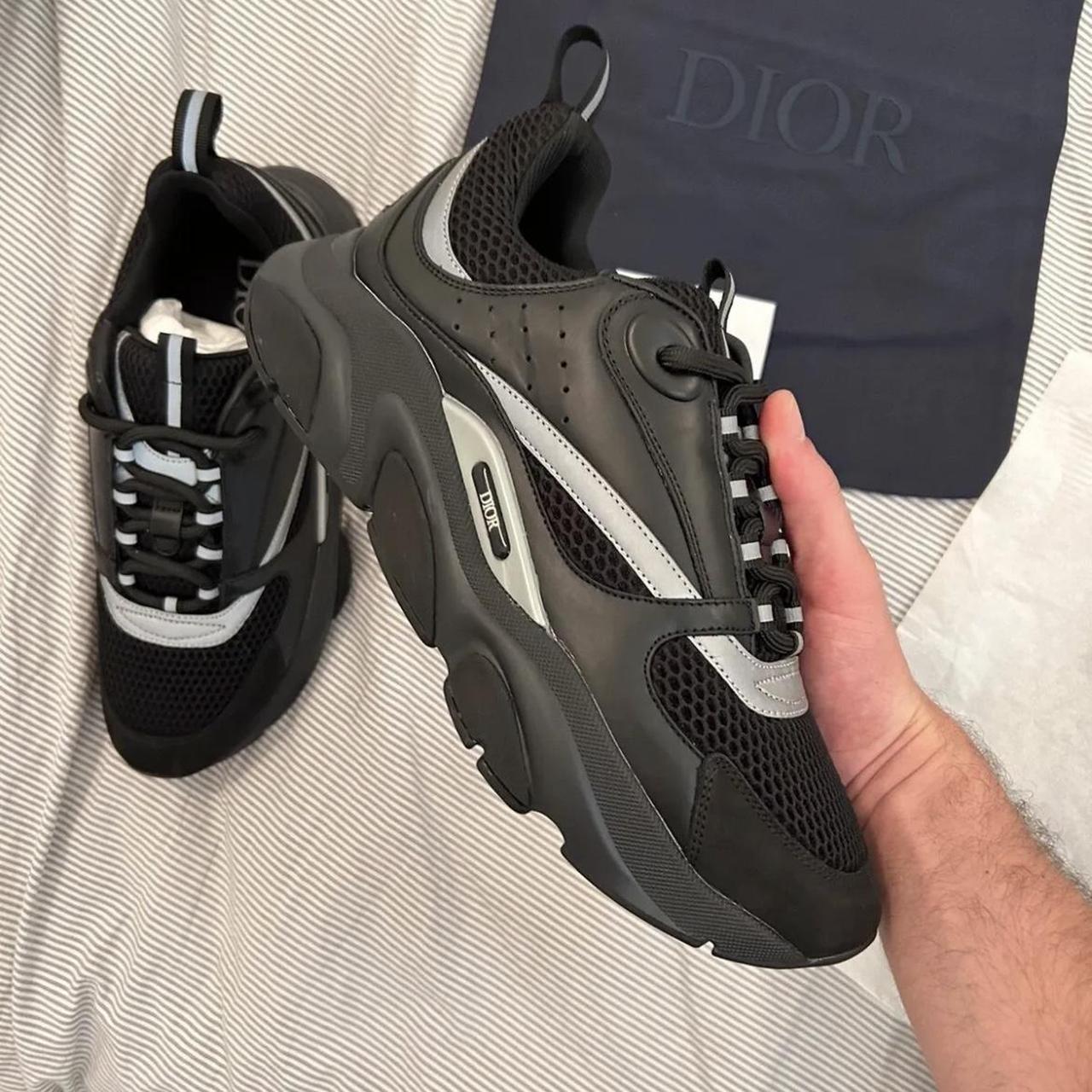 Dior b22 best sale silver black