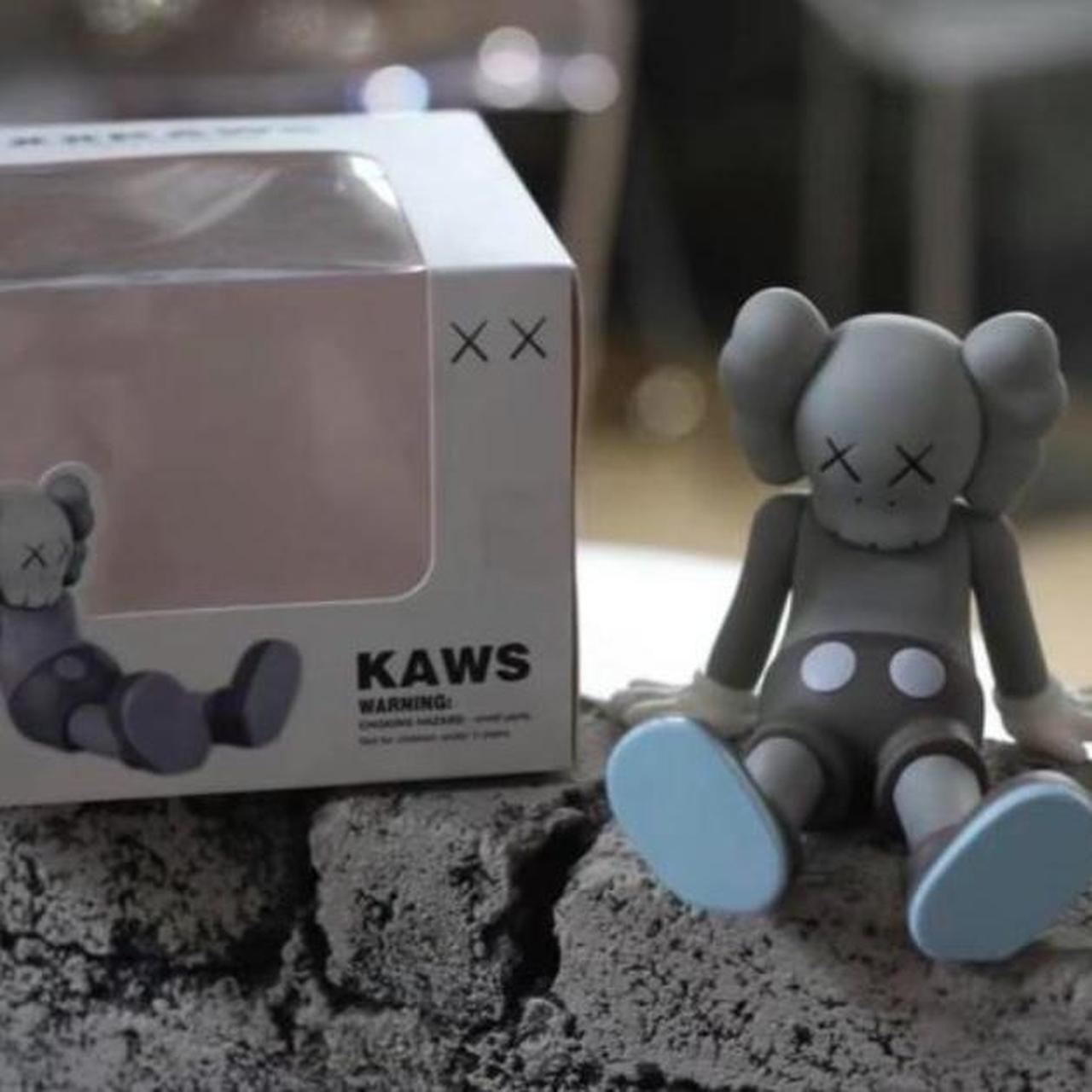 KAWS Mickey Mouse grey and white figure - Depop