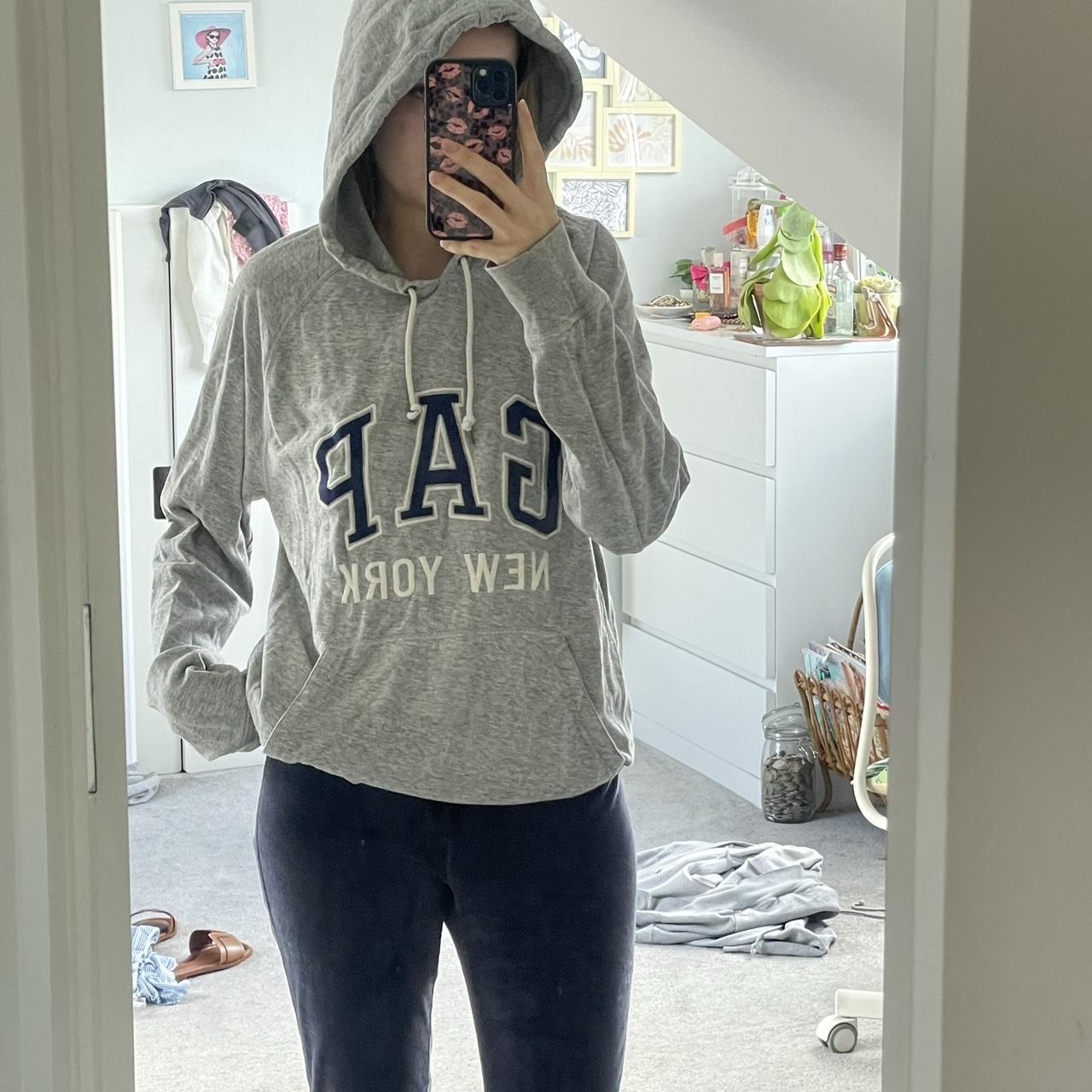 Vintage Grey Gap Zip Up Navy Gap Hoodie Vintage Gap Grey And Navy