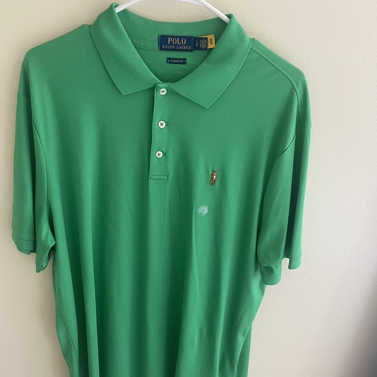 Ralph Lauren Men's Green Polo-shirts | Depop