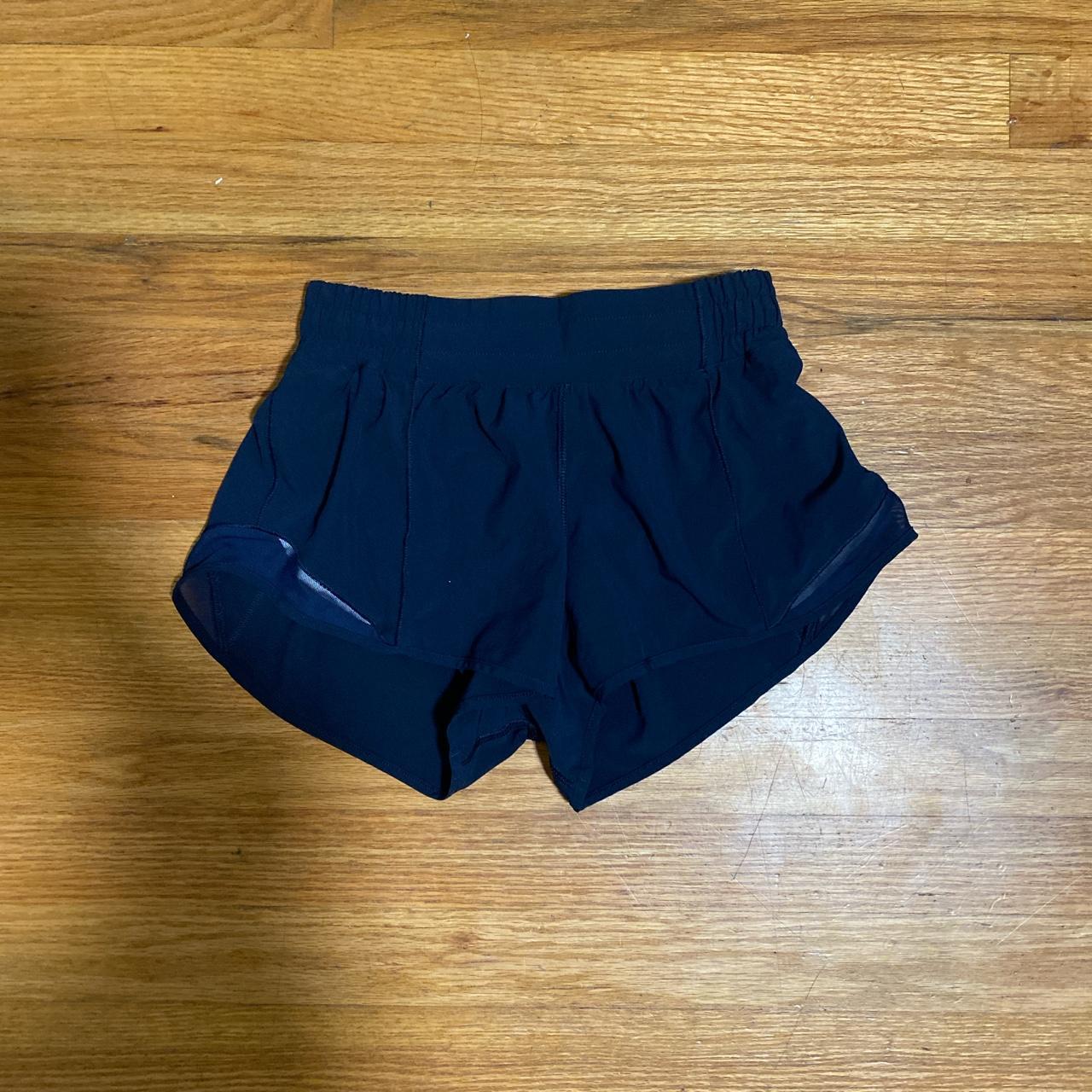 Navy Blue Lululemon Shorts - Depop