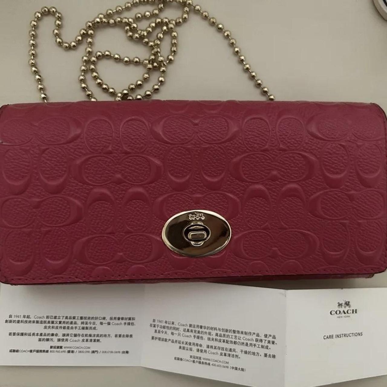 Coach best sale sling wallet