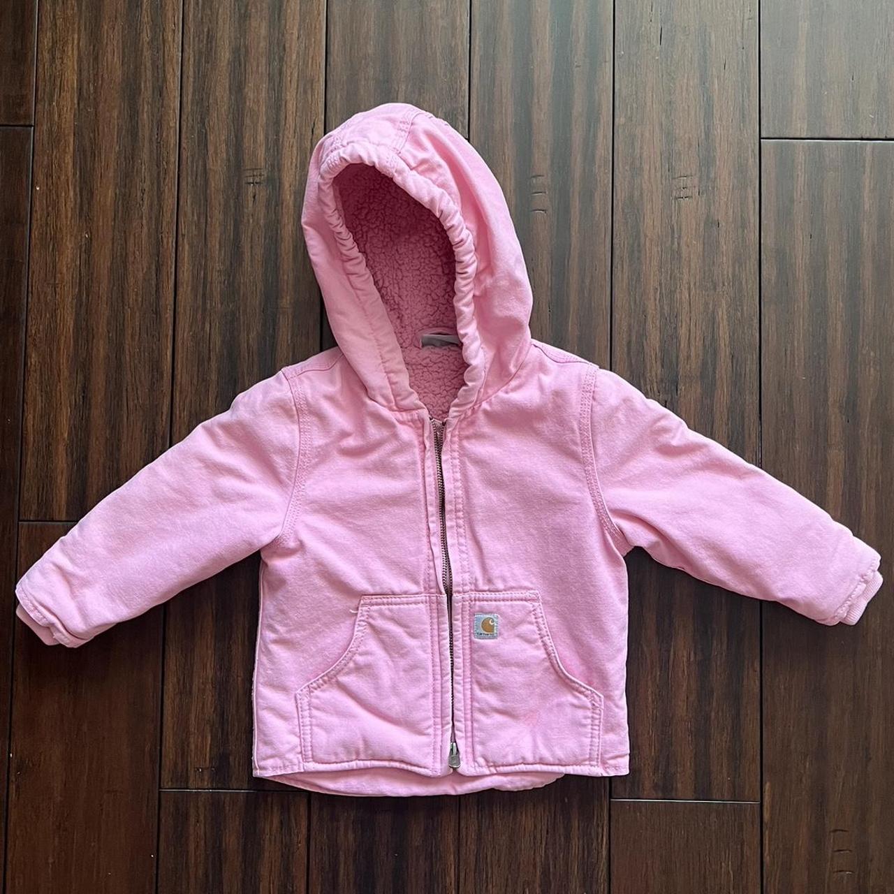 pink carhartt coat