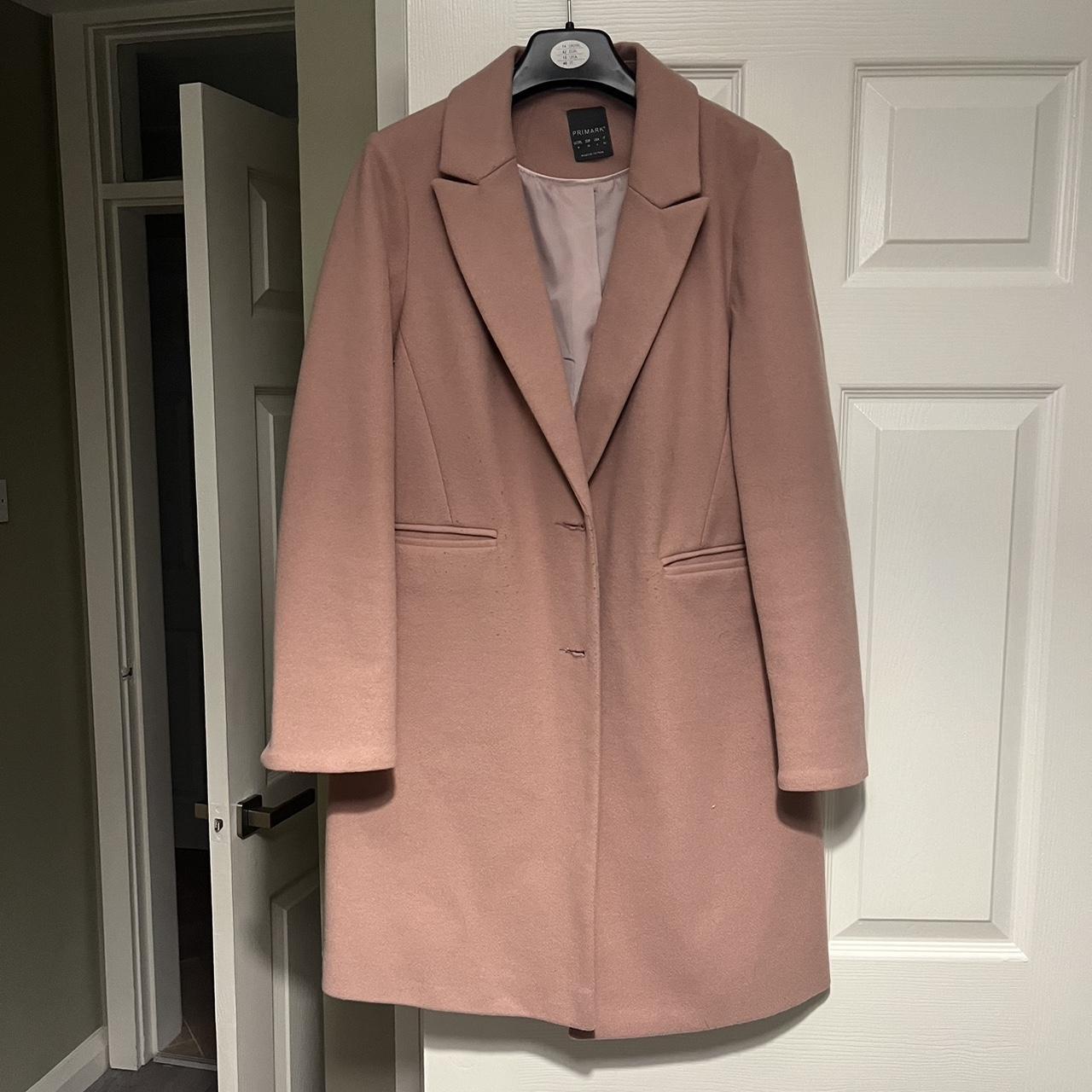 Primark Pink coat Size 10 Slight bobbling as shown . Depop