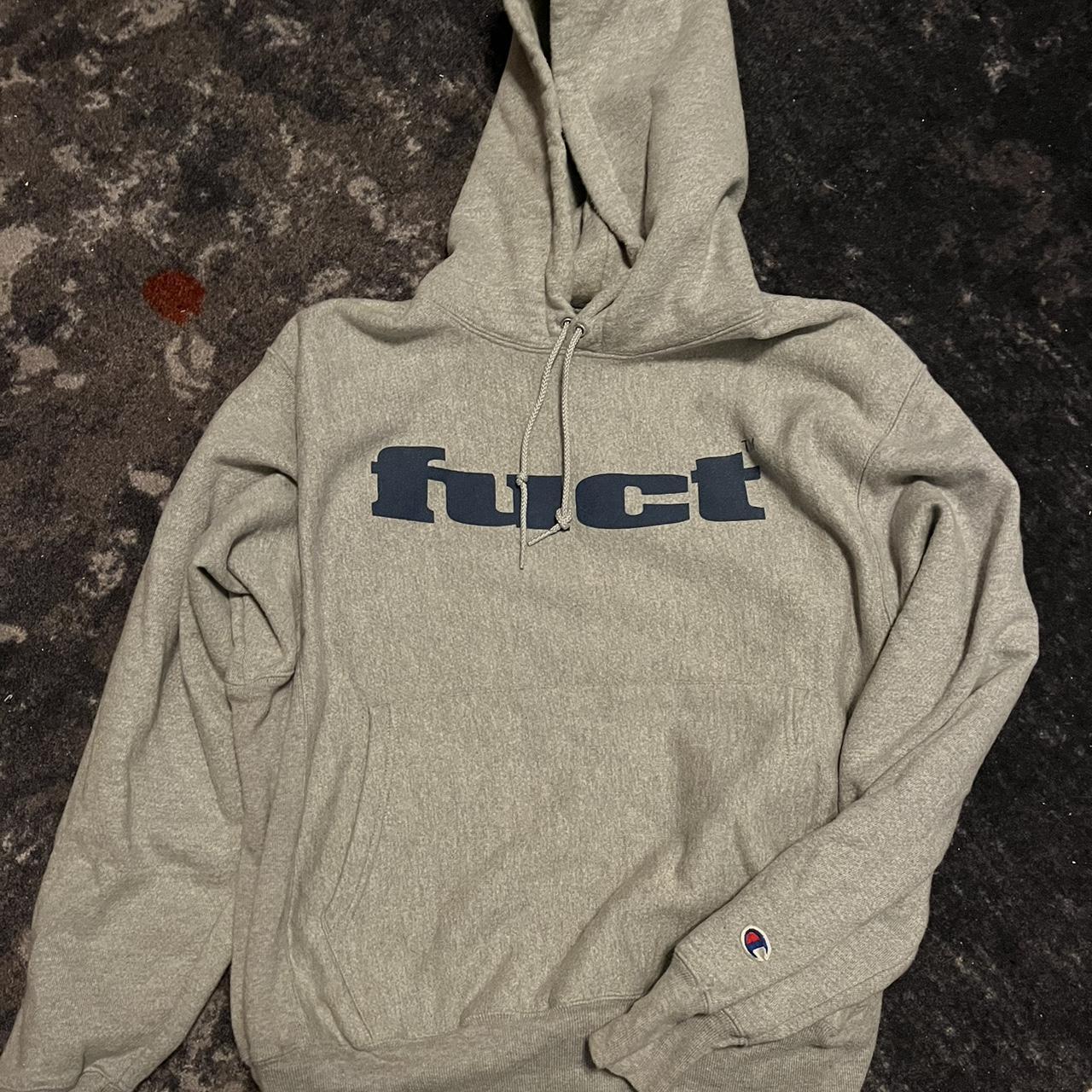 FUCT champion reverse weave hoodie SIZE MEDIUM. Time. Depop