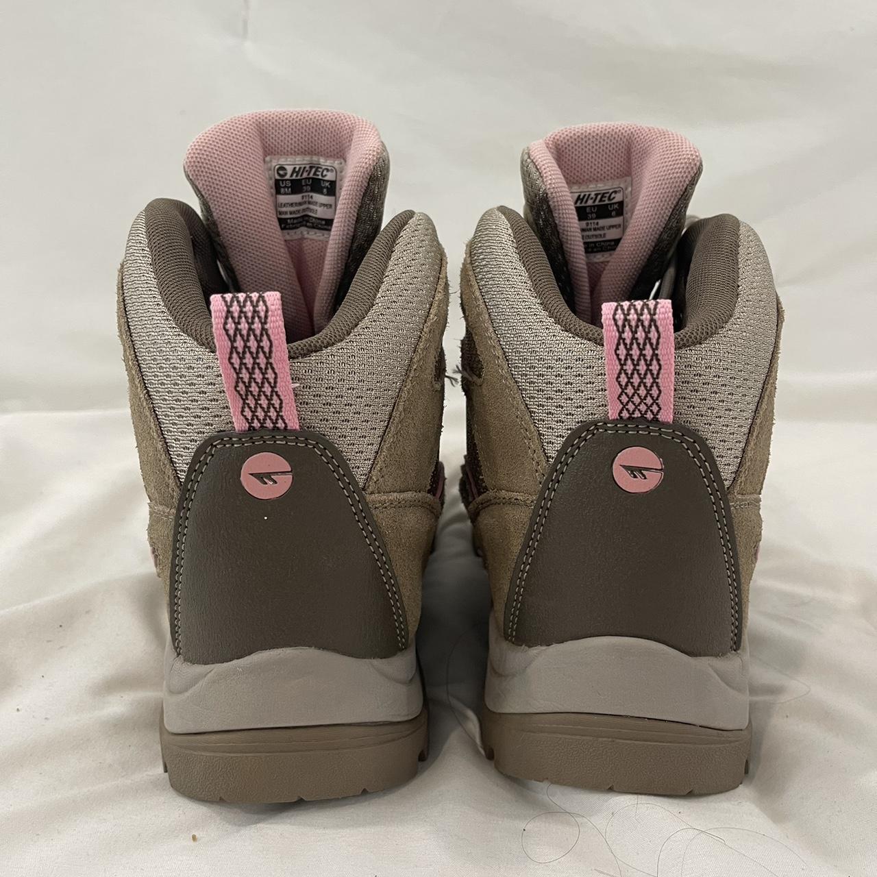 Hi-Tec Women's Tan and Pink Boots (3)