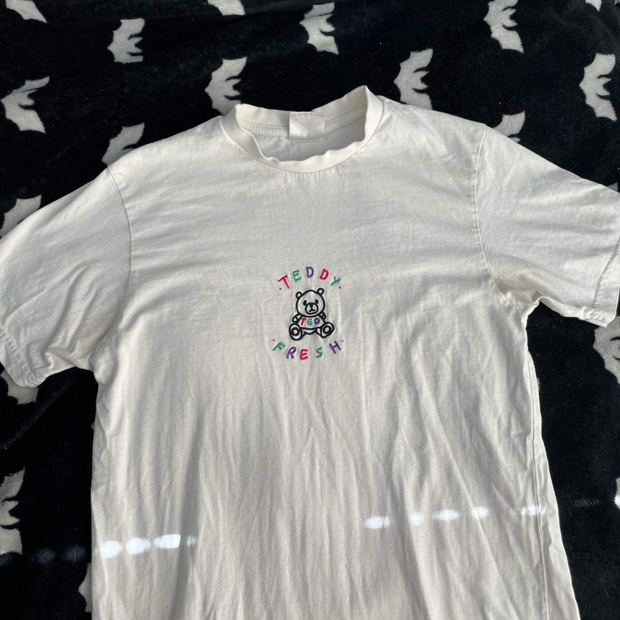 Teddy Fresh Men's White T-shirt | Depop