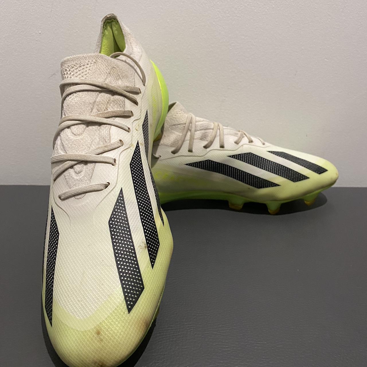 adidas X Crazyfast.1FG Football boots White/Core... - Depop
