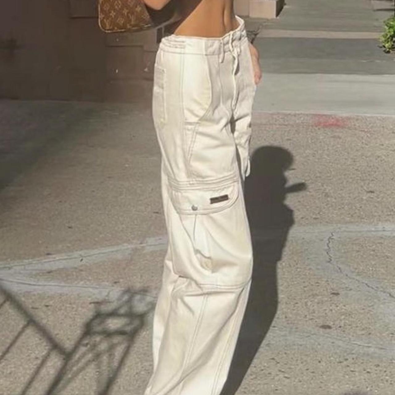 Urban Outfitters BDG Cream Cargo Pants, 🍦 Size 24,