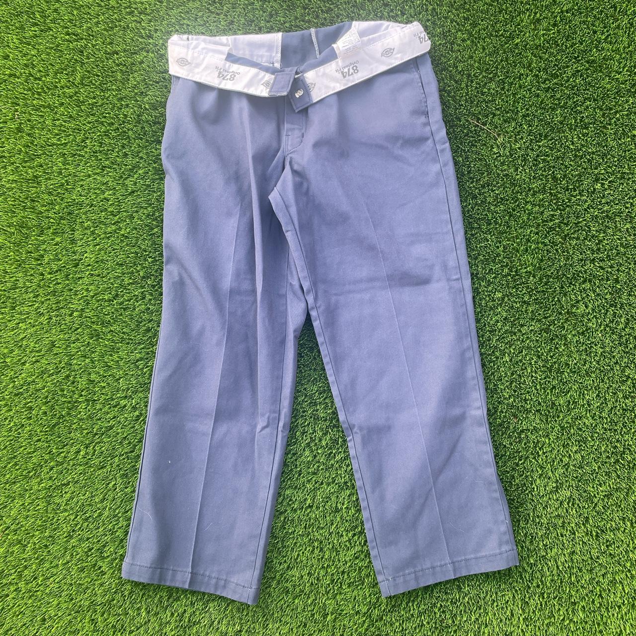 dickies-874-pants-navy-blue-no-flaws-size-34-depop