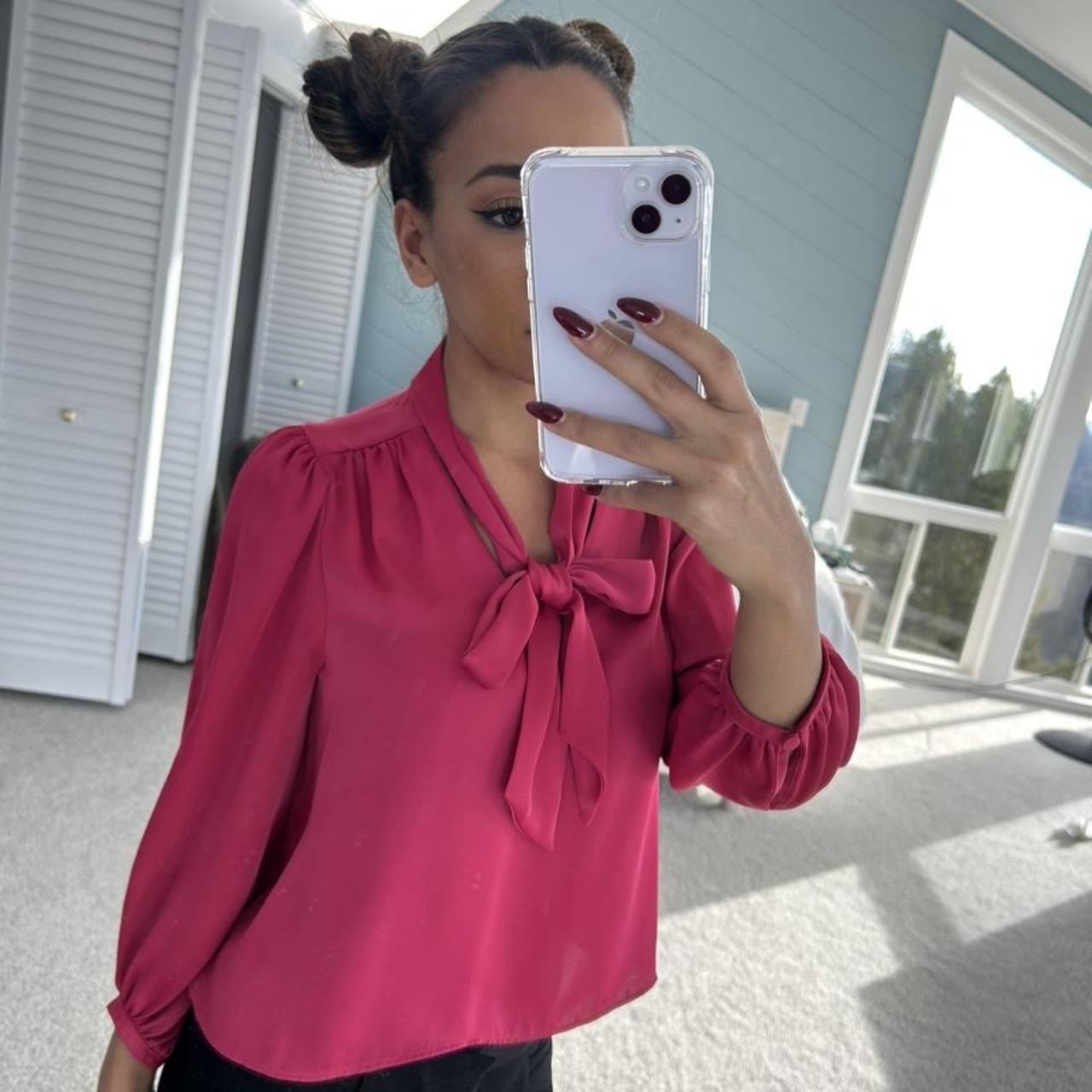 Banana Republic Women's Pink Blouse