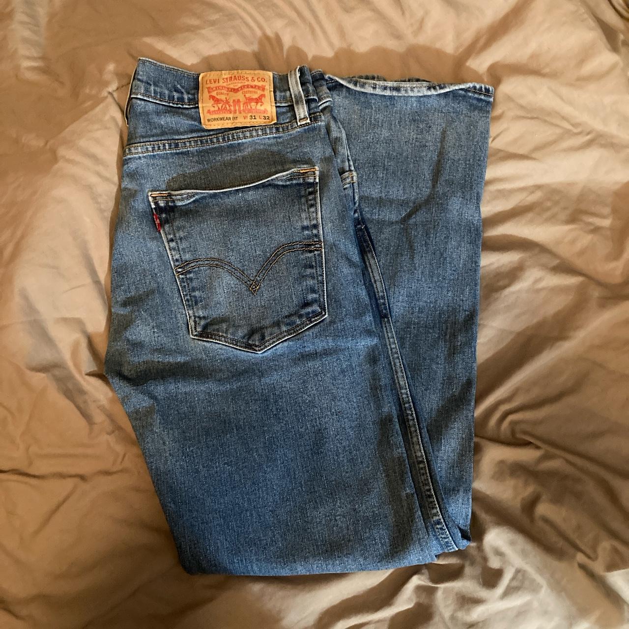 Levi Strauss Jeans Workwear Fit Size 31 x 32... - Depop