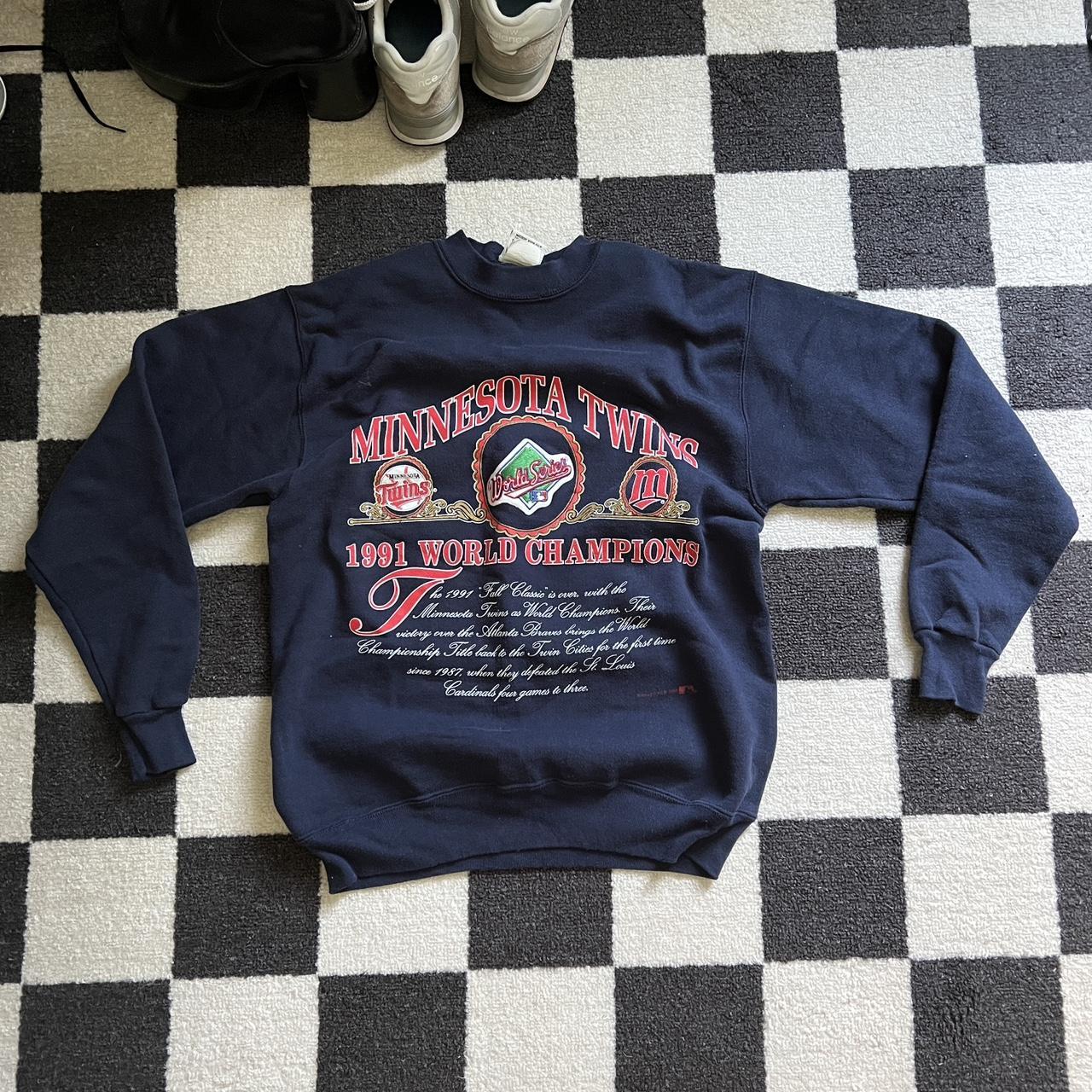 Vintage Atlanta Braves World Series tee by Nutmeg - Depop