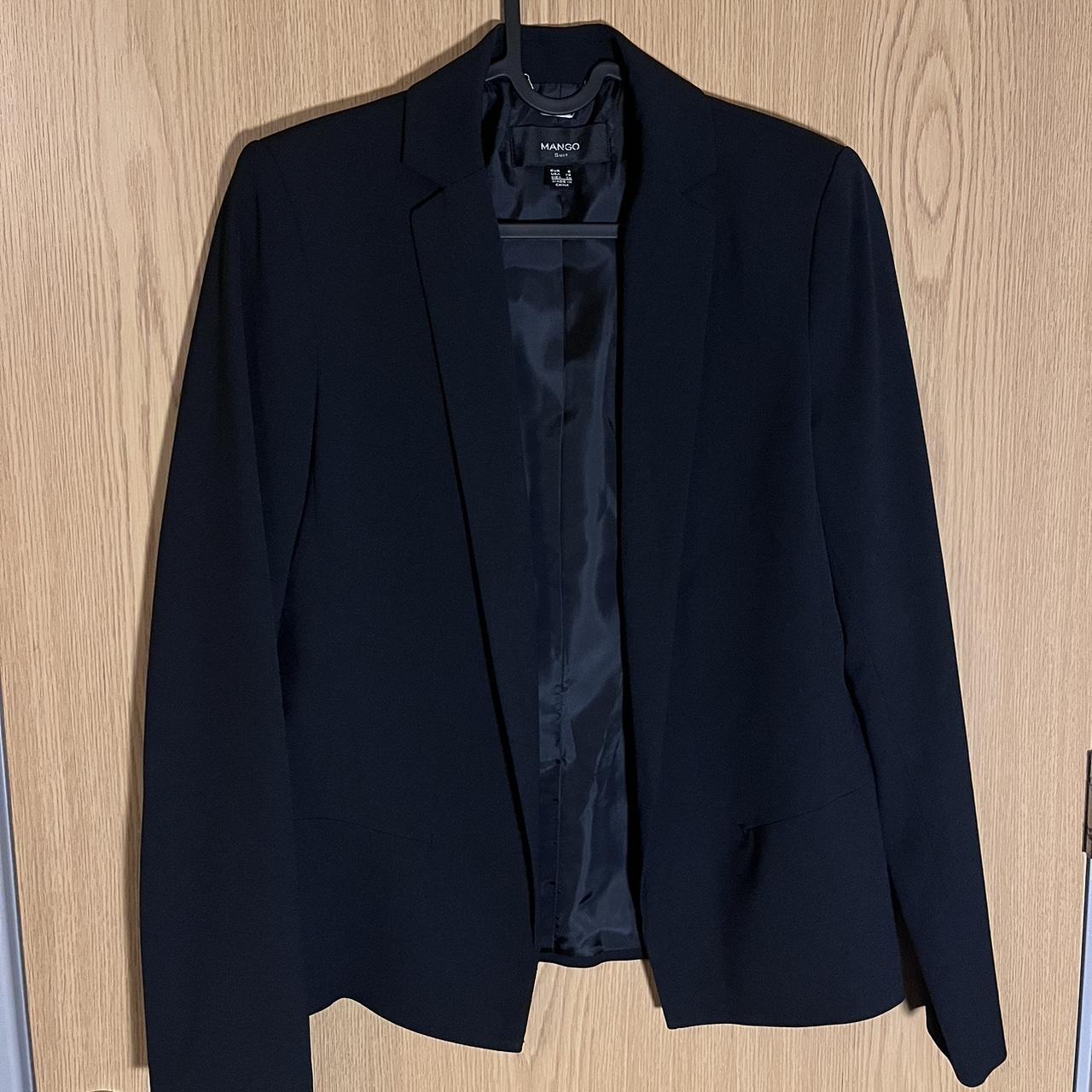 Black blazer from Mango in great condition. Fab for... - Depop