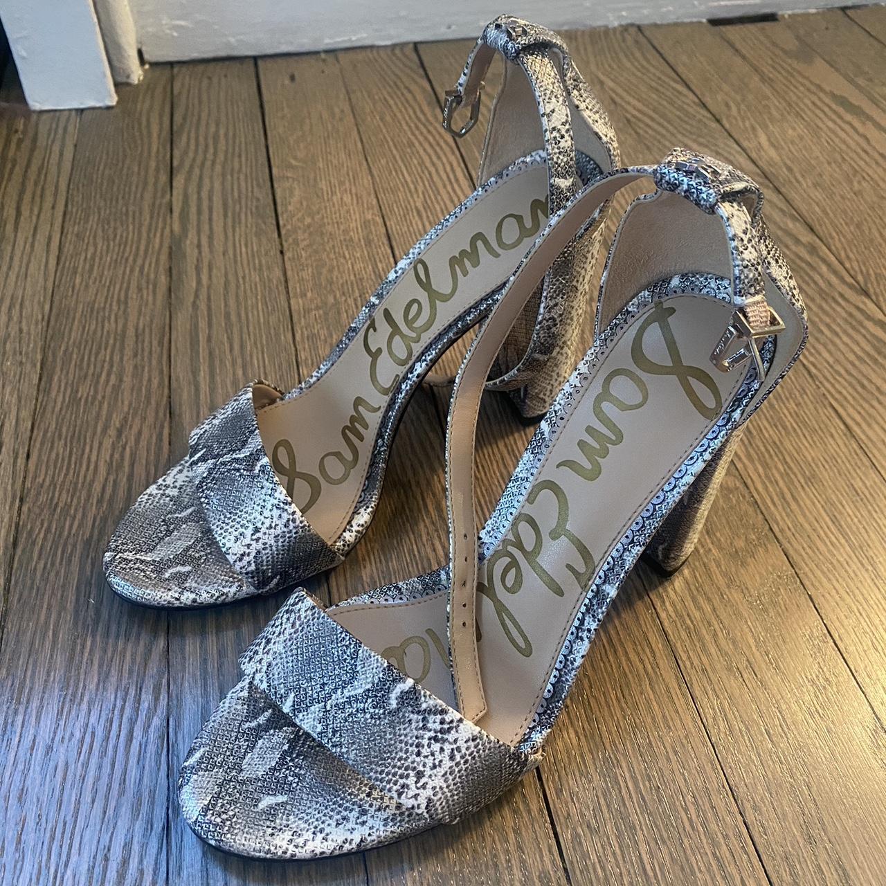 Sam edelman sales snakeskin heels