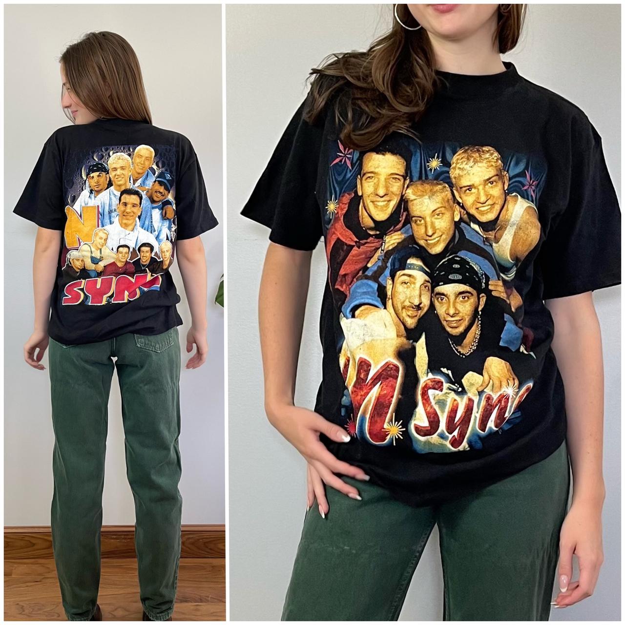 1990's N Sync Rap All Sport Double Sided... - Depop