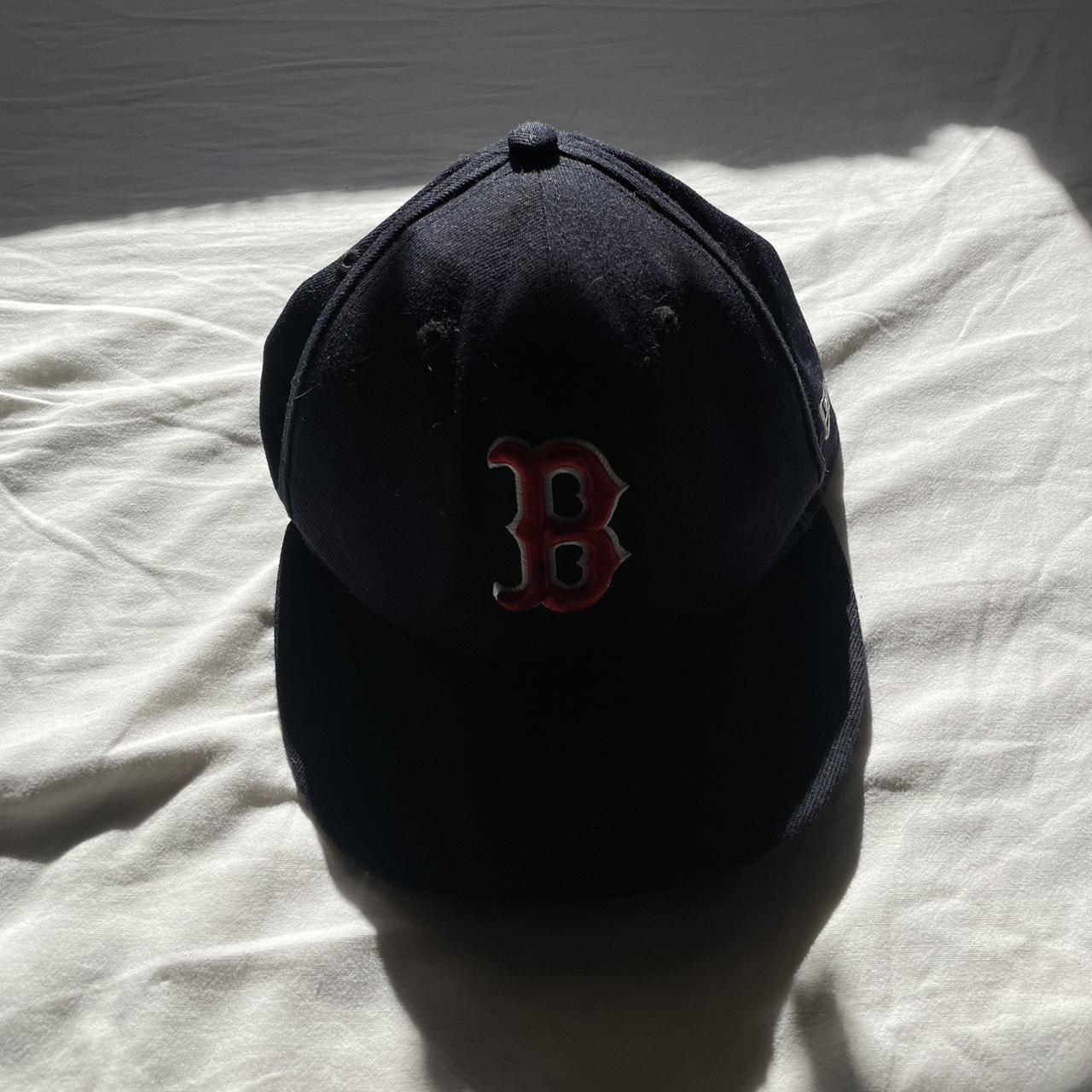 Boston Red Sox fitted hat size: 6 7/8 fair condition - Depop