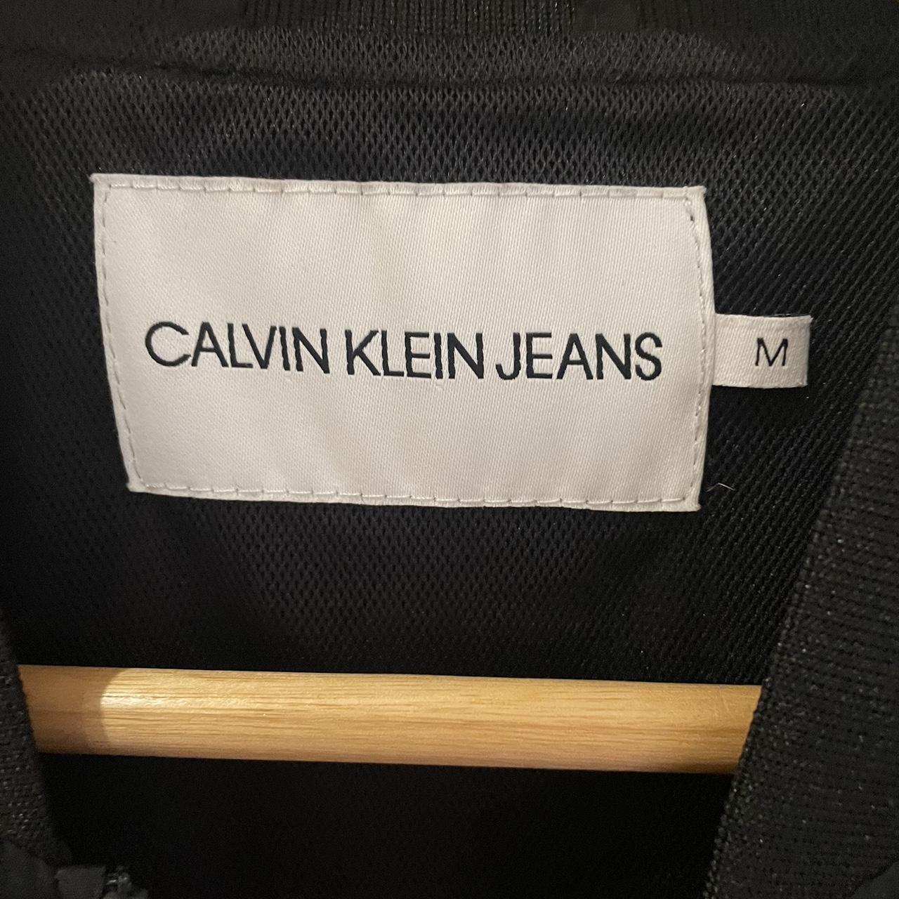 Calvin Klein jeans bomber jacket Like new size M - Depop