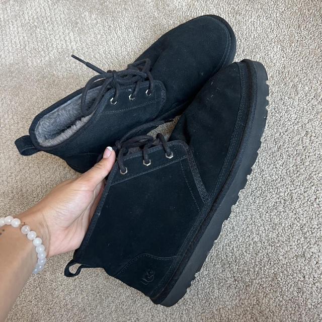 MENS Black Ugg Boots Colors Black Size 13 MENS Depop