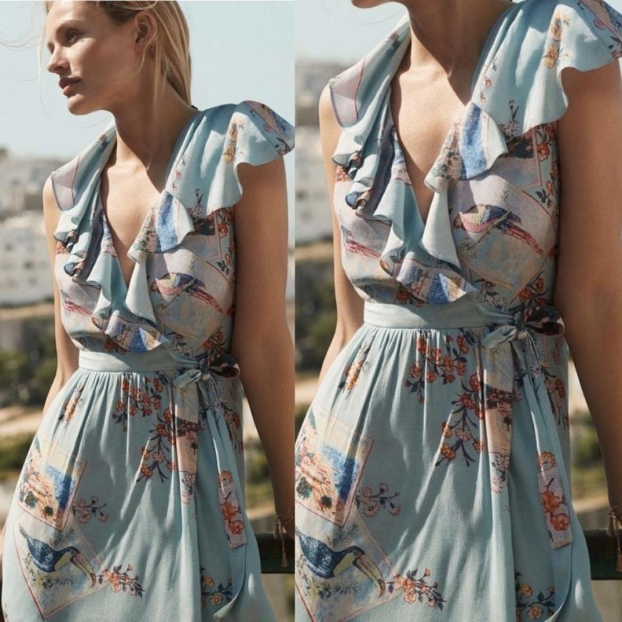 Anthropologie rosalia wrap dress best sale