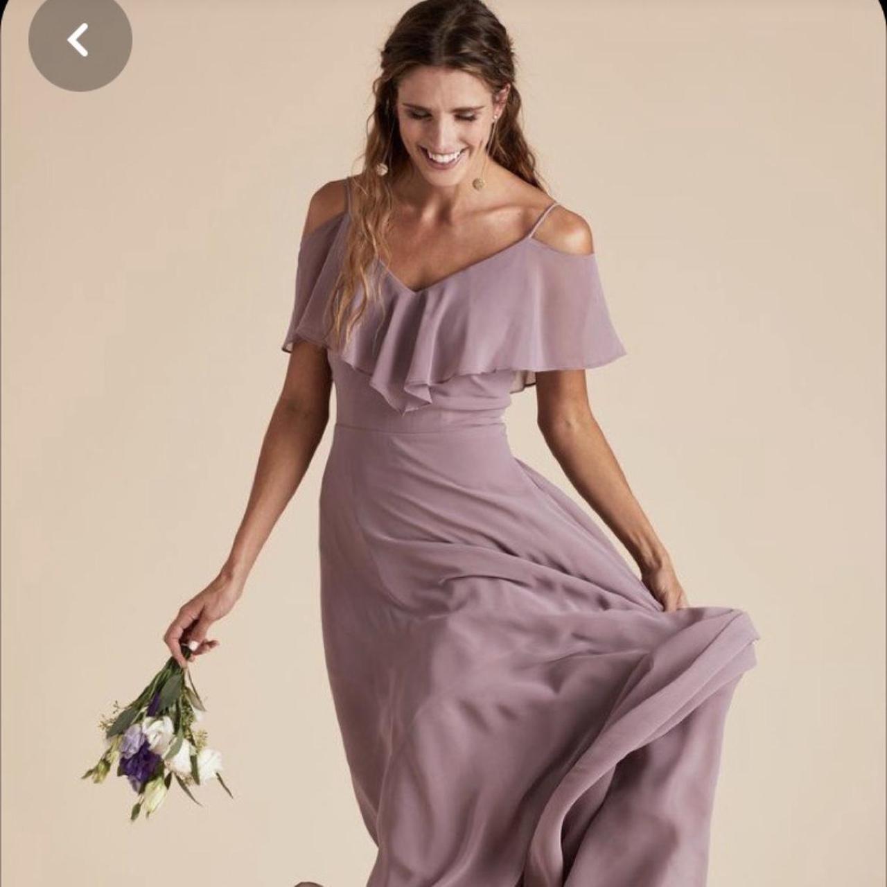 Dark mauve hotsell bridesmaid dresses