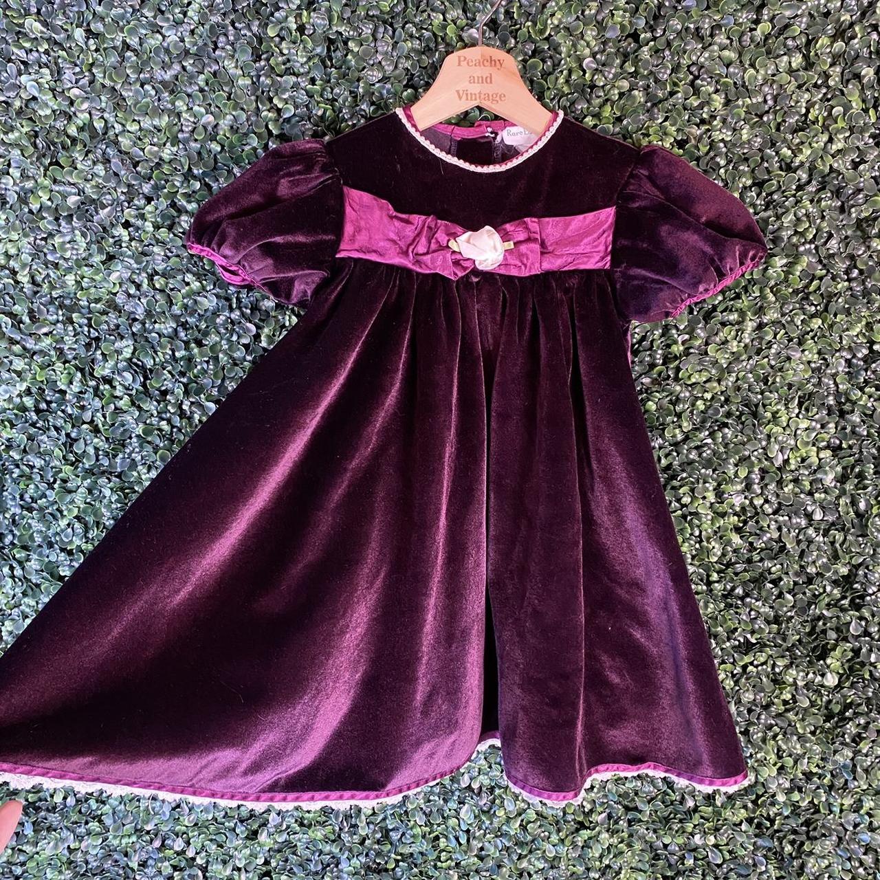 Rare Editions Girls Purple Dress