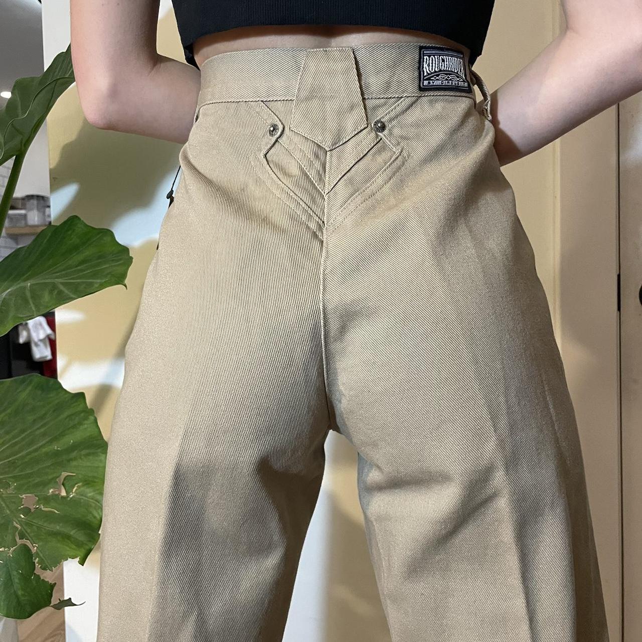 Dead stock tan vintage western 70s pants. Brand is... - Depop