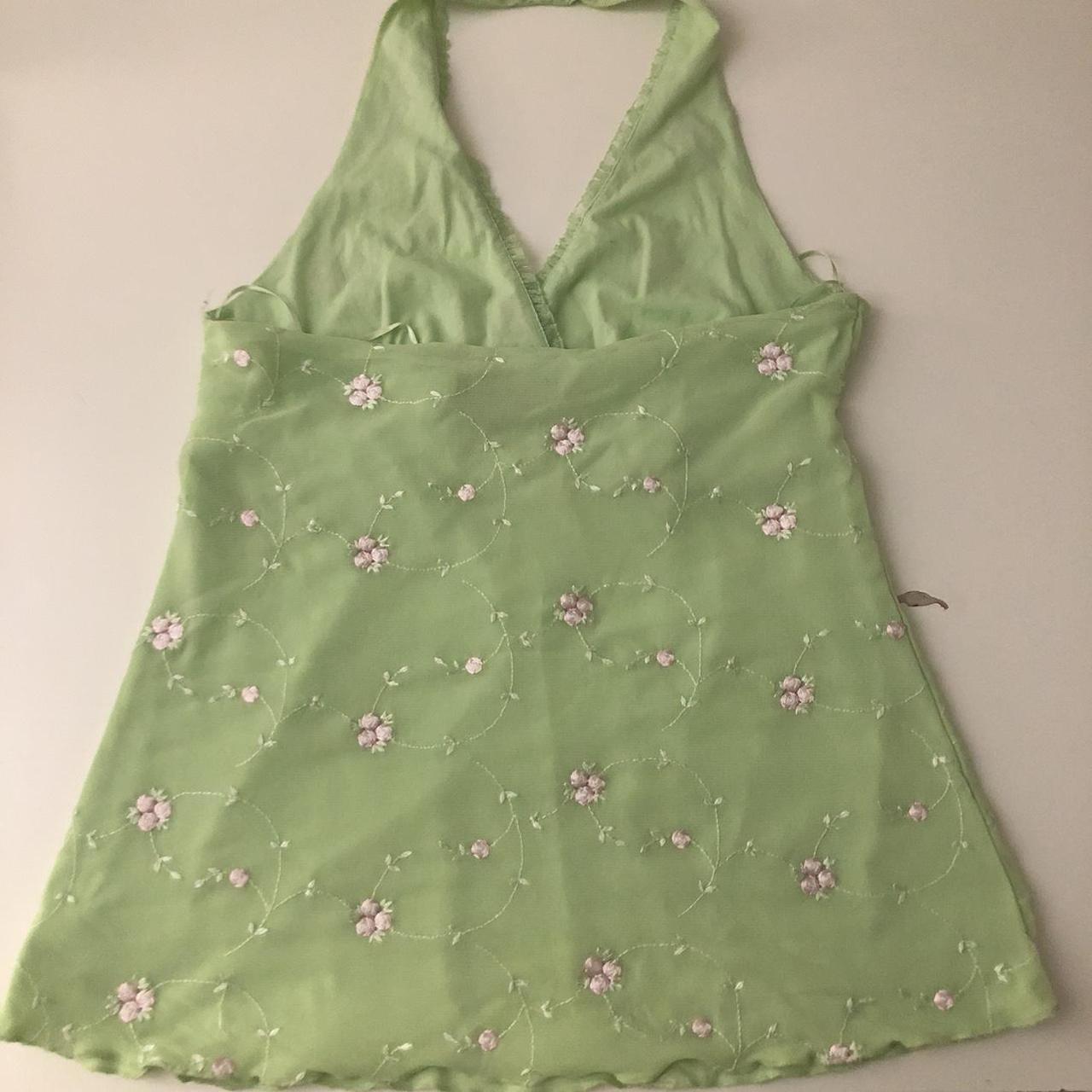 INC International Concepts Women's Green and Pink Vest (2)