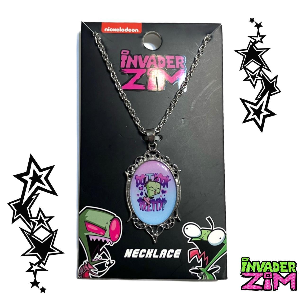 Invader Zim GIR Star Heart Charm Necklace Set | Hot Topic