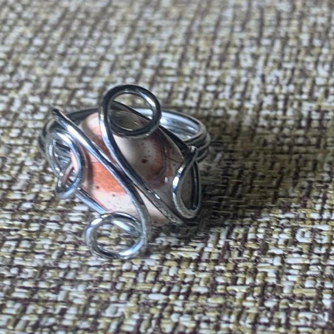 Source Unknown Women's Ring - Silver – Wire-Wrapp… - image 1