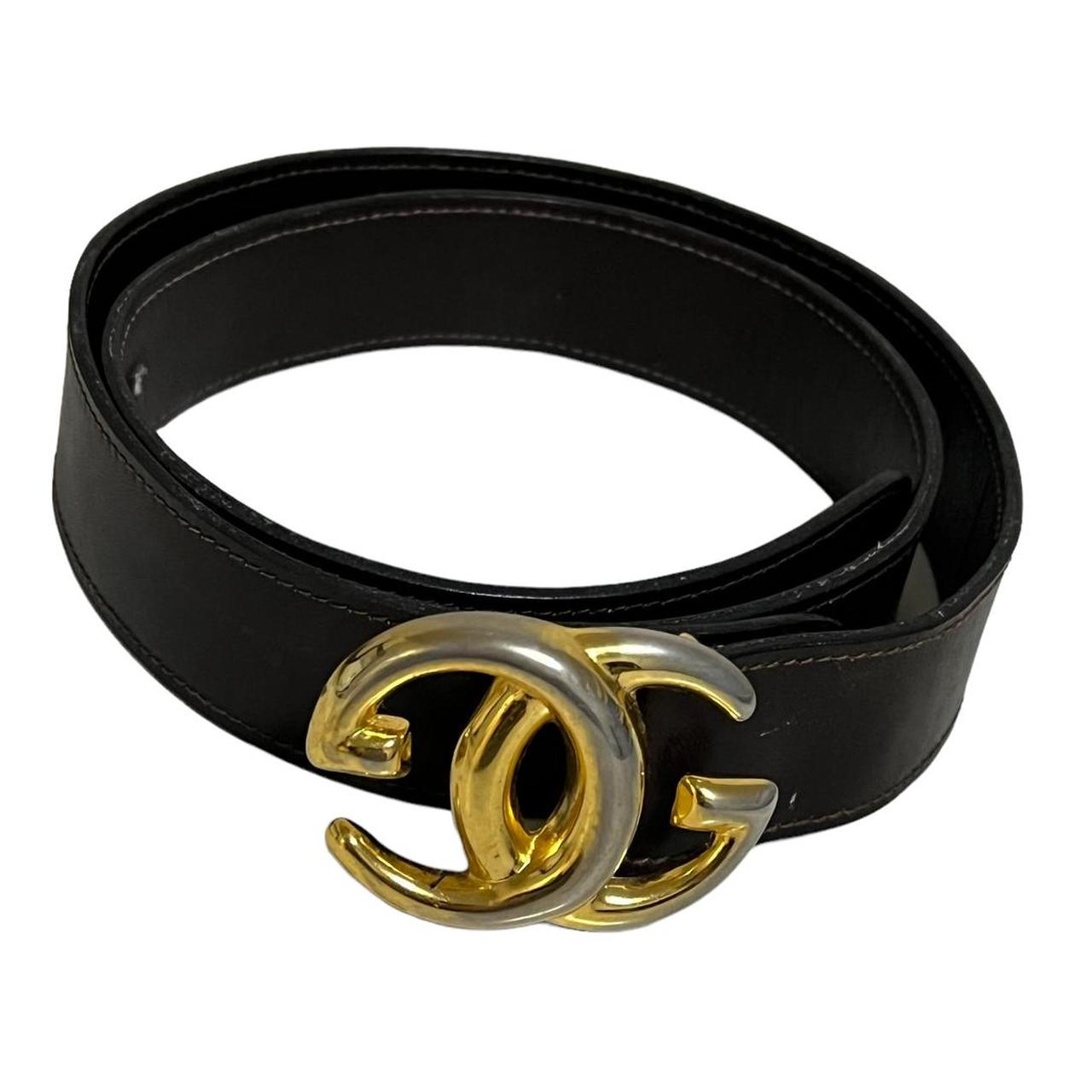 Louis Vuitton Women's Brown and Gold Belt