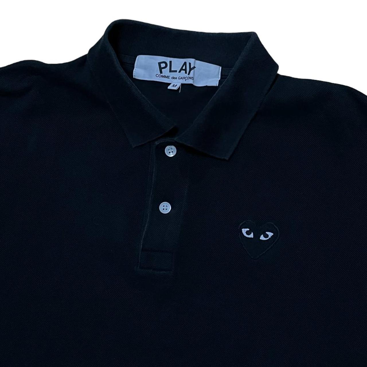 Comme des Garçons Play Men's Black and Blue T-shirt (2)
