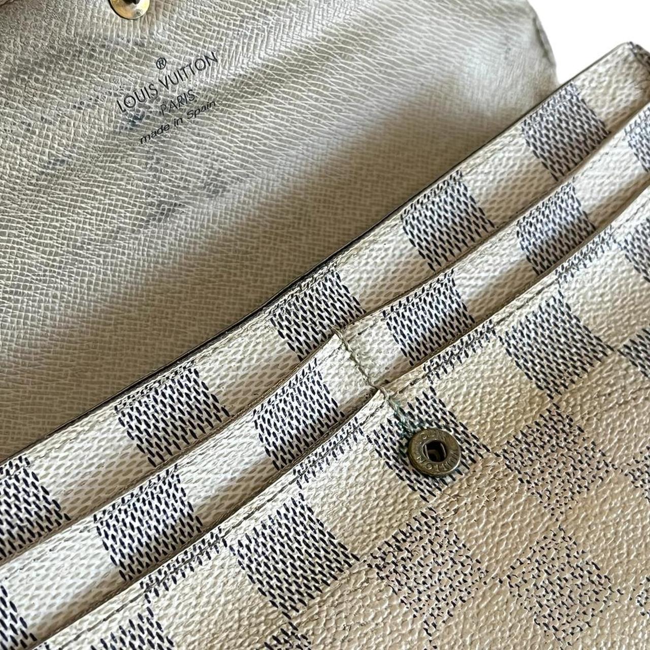Louis Vuitton louis vuitton emilie damier azur wallet white -  Porte-documents Louis Vuitton Sorbonne en cuir épi noir - RvceShops's Closet